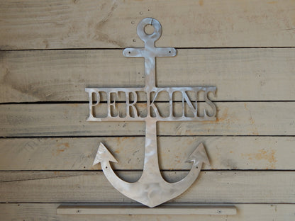 14" Anchor with Name