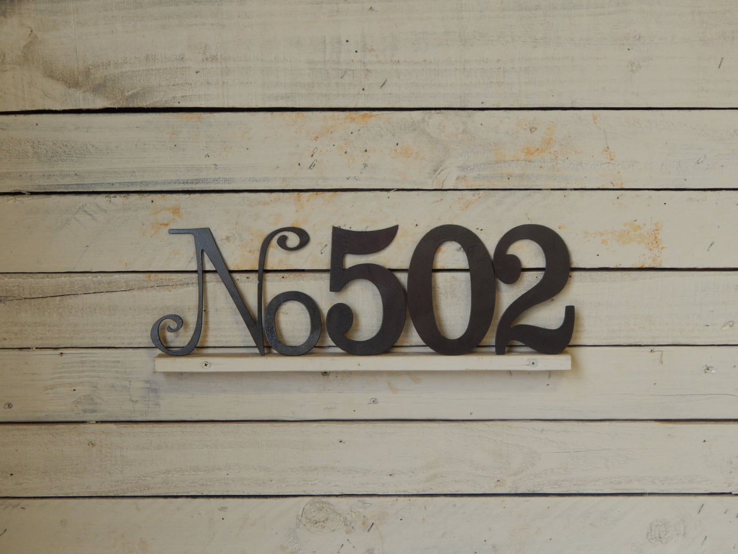 10" No and Number Address Plaque